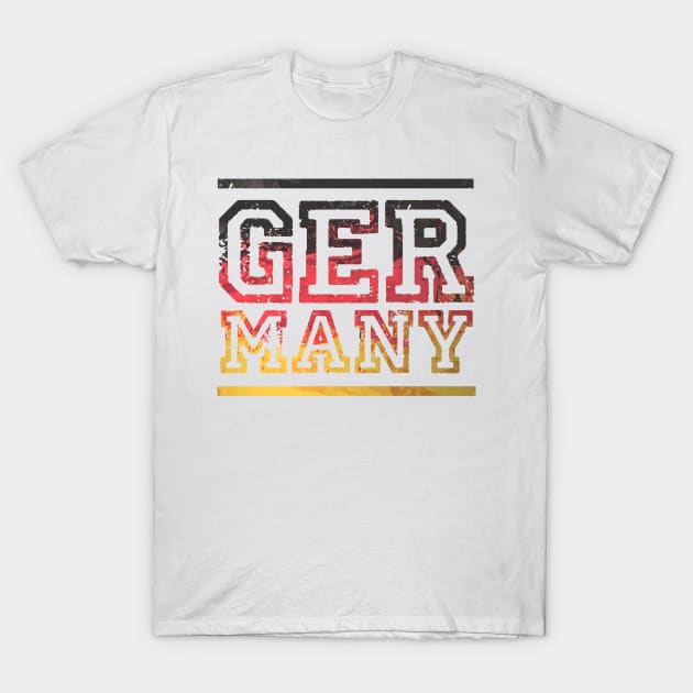 Germany World Cup Soccer T-Shirt by Issho Ni